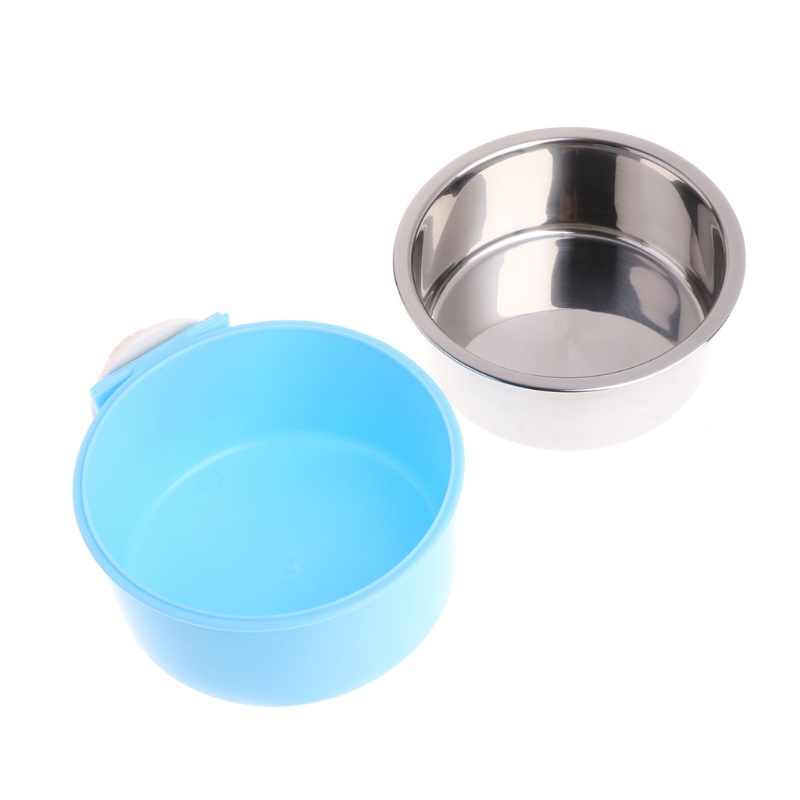 Bát Đựng Thức Ăn / Nước Uống Bằng Thép Không Gỉ Có Thể Tháo Rời Cho Chó Mèo Ferret Rabbi