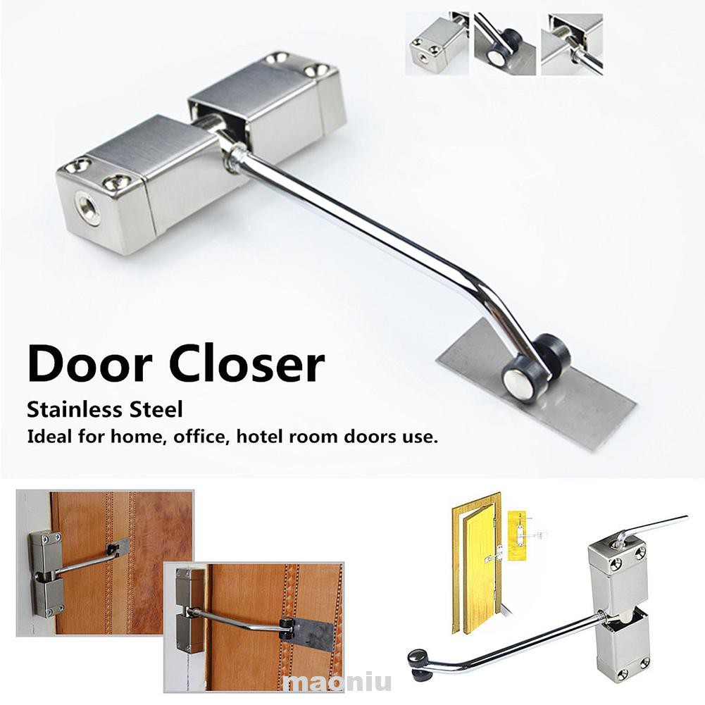 Spring Stainless Steel Automatic Home Simple Adjustable Surface Mounted Security Locks