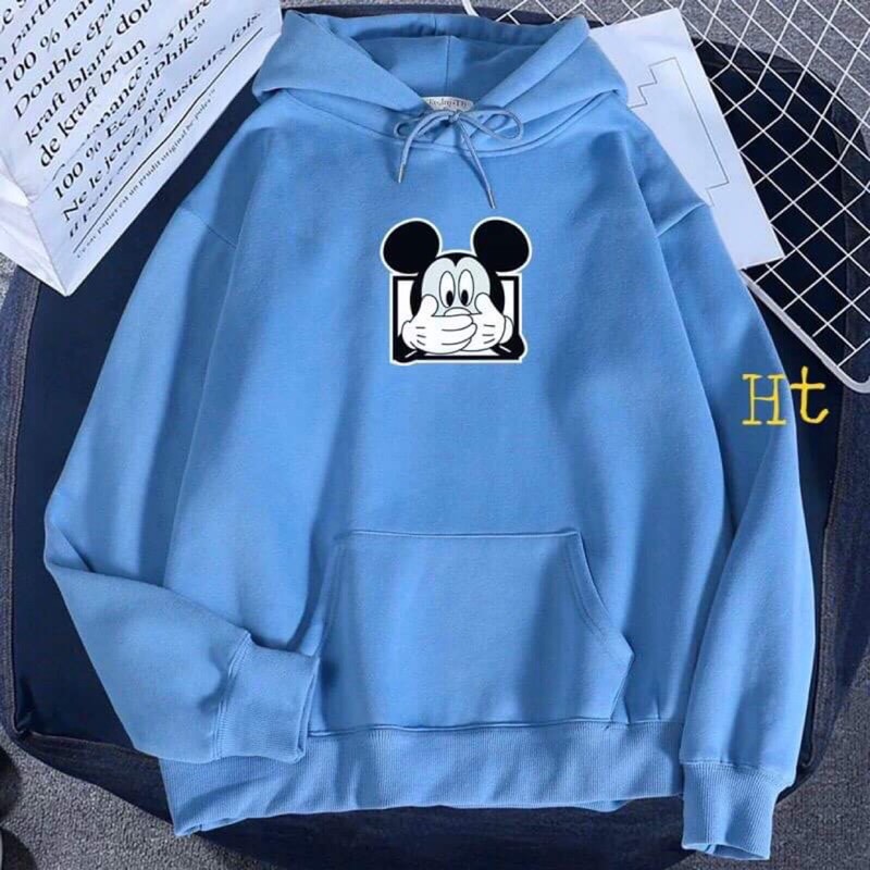 [SLC] [Free ship 50k] ❤️❤️❤️- Áo hoodie 3D mich ki che tay -Vải xịn