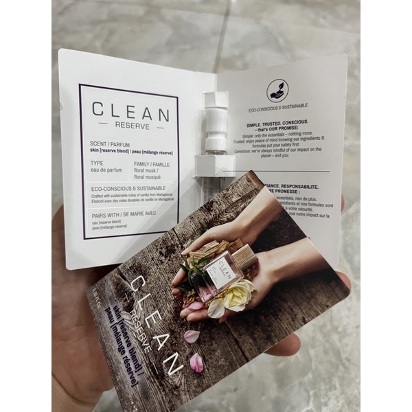 Vial mẫu thử nước hoa Clean Reserve