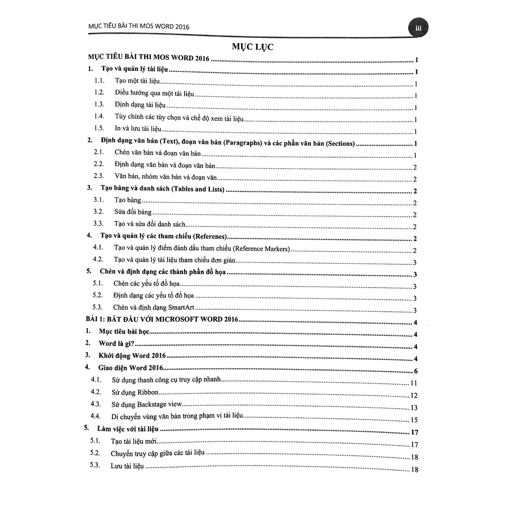 Sách Microsoft Office Word 2016