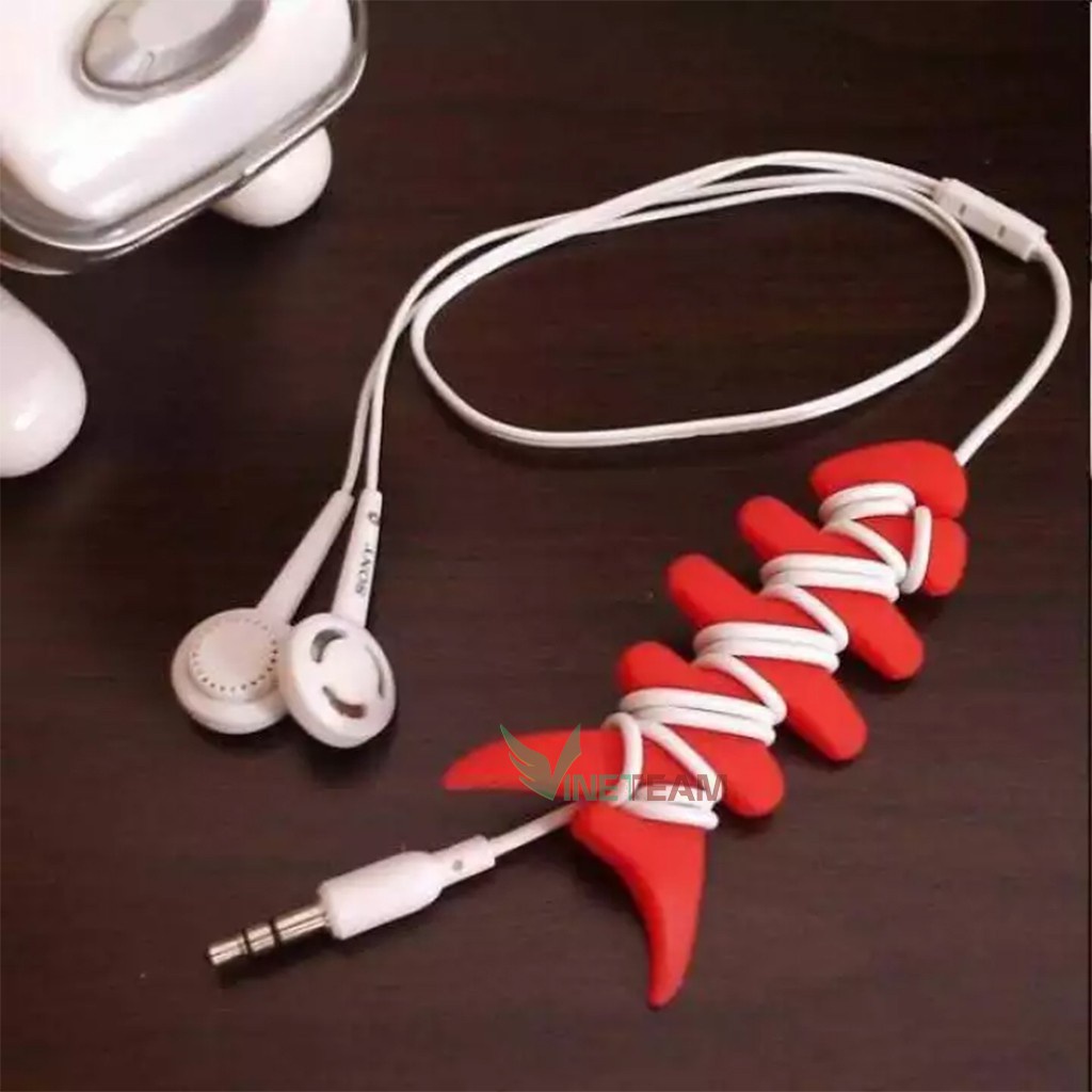 5 Dụng cụ quấn dây tai nghe, dây cáp hình xương cá