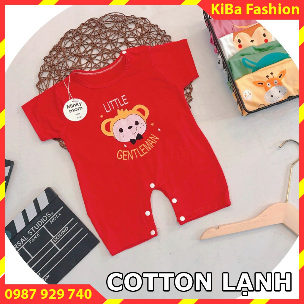 Bộ Body cộc tay liền thân, bodysuit chất vải cotton thun lạnh cho bé trai/ gái  6-12kg - BD - TK0320