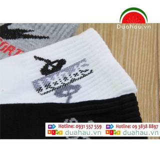 Combo 3 đôi vớ thể thao nam nữ cổ trung