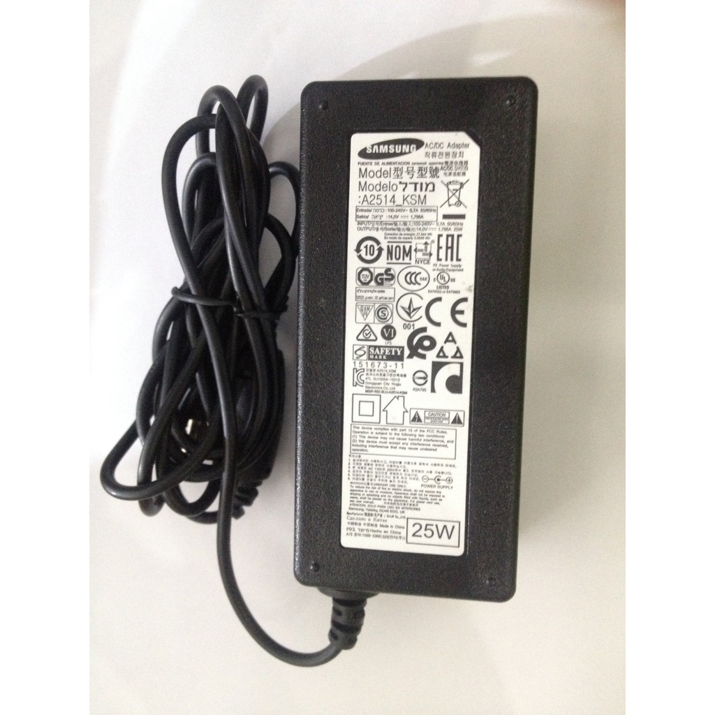 Adapter nguồn màn hình samsung 14V 1.786A 25w