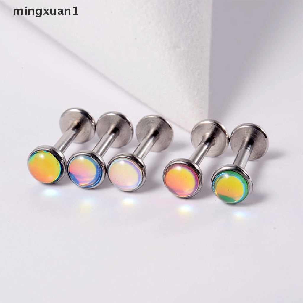 Khuyên xỏ sụn tai / cơ thể 16g tùy chọn màu sắc