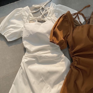 ELLA DRESS- ĐẦM HỞ LƯNG CỘT DÂY (ẢNH THẬT SÀN)
