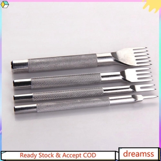Dụng Cụ Đục Lỗ Đồ Da 4 Kích Thước 4mm
