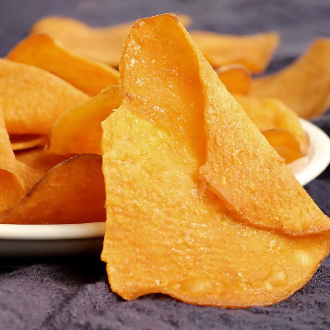 Khoai lang sấy mật ong 1kg giòn tan, thơm, khoai sấy hương vị ngọt ngào - Ăn vặt nhà Cốm