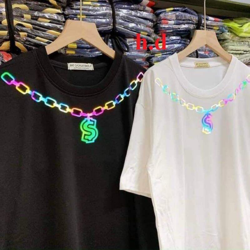 áo phông phản quang thời trang nam nữ ⚡áo thun cổ chữ S - form thụng tay lỡ unisex freesize ulzzang oversize giá rẻ nhất | BigBuy360 - bigbuy360.vn