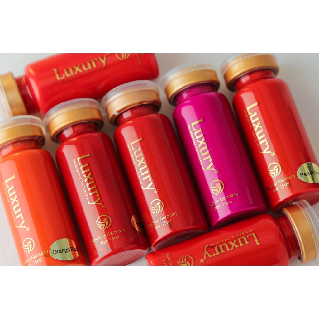 MỰC PHUN XĂM MÀY, MÔI, MÍ LUXURY CHÍNH HÃNG ĐỨC - 15ML