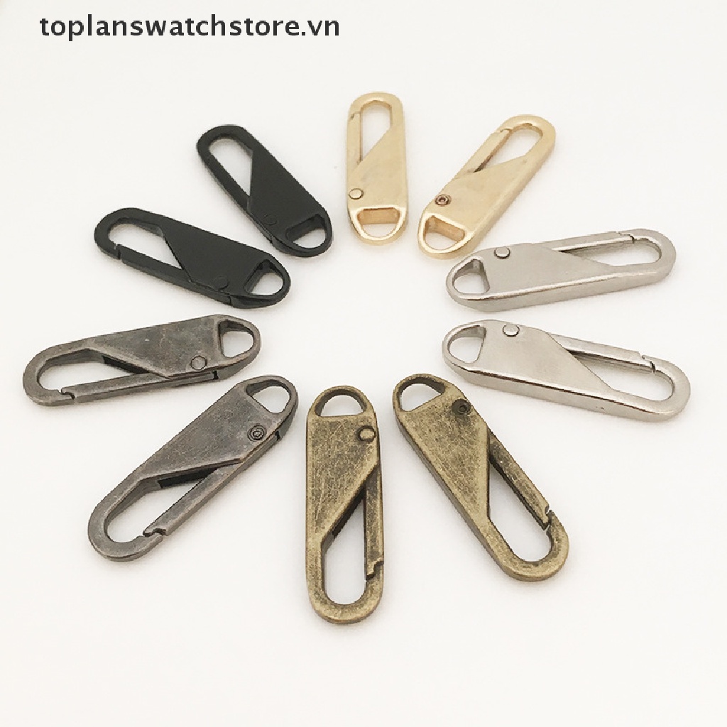 Toplanswatchstore Bộ Dụng Cụ Sửa Chữa Dây Kéo Đầu Kim Loại Có Khóa Kéo DIY