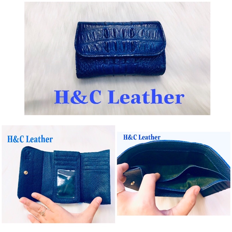 Ví nữ mini da cá sấu thật 100%