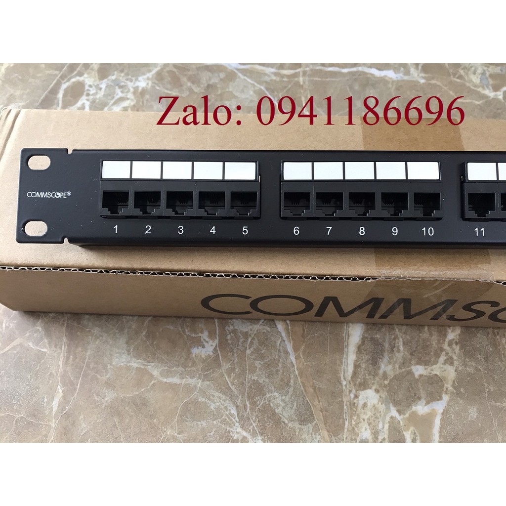 Thanh đấu nối patch panel RJ11 Cat3 25 port nhân liền