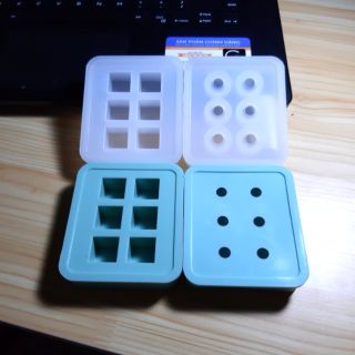 Khuôn resin làm trang sức hình cầu và lập phương bằng silicone