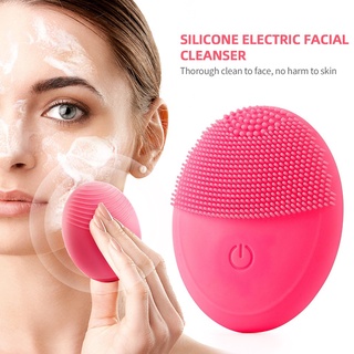 Máy Rửa Mặt Mini Bằng Điện Chất Liệu Silicone Tiện Dụng