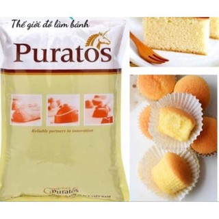 Bột làm bánh bông lan trộn sẵn Puratos ( gói 1kg)