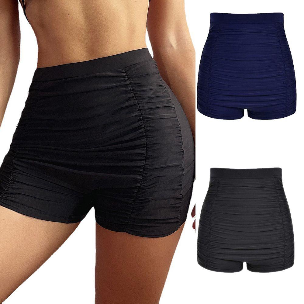 Quần Bơi Ngắn Lưng Cao Thiết Kế Cỡ Lớn Thời Trang Quyến Rũ Cao Cấp