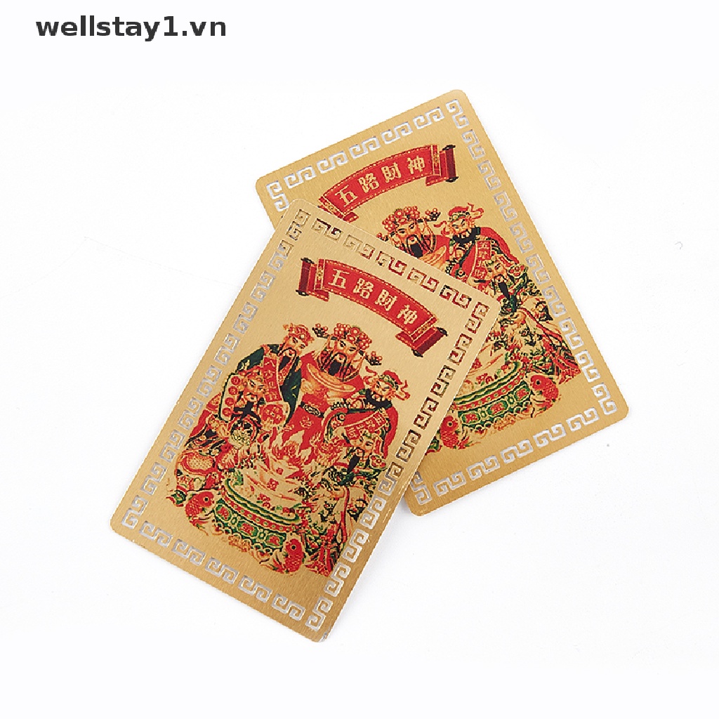 1 Thẻ Bùa May Mắn Mang Lại May Mắn Phong Thủy Trang Trí Nhà Cửa