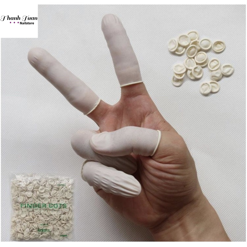 Bịch 200 bao ngón tay làm nail - Phụ kiện đồ nail