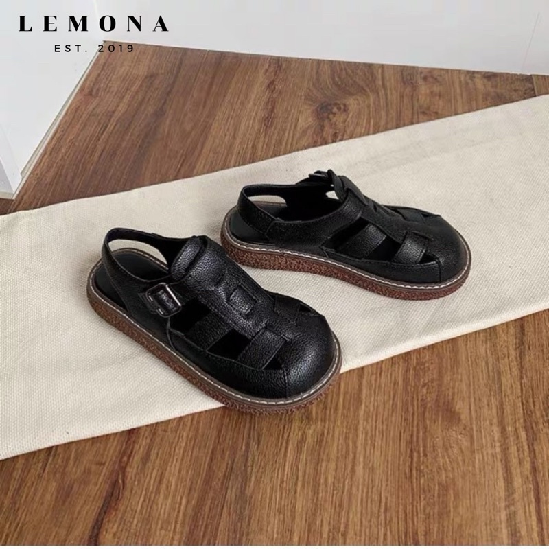 GIÀY SANDAL KÍN MŨI TRÒN NHẬT BẢN HOT TREND PHONG CÁCH
