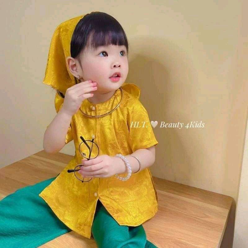 Set bộ bà ba bé gái