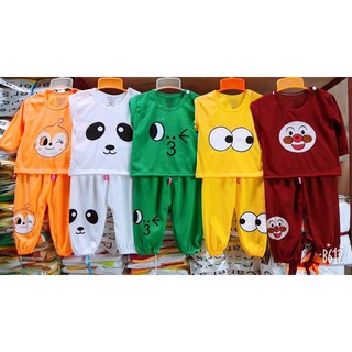 Combo 5 bộ dài tay cho bé từ 4-14kg