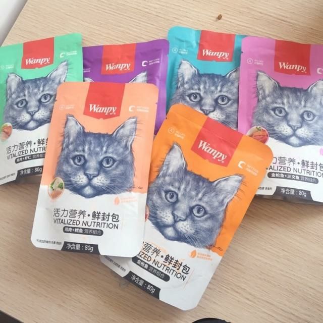 Pate Súp thịt Wanpy cho mèo 85-100g