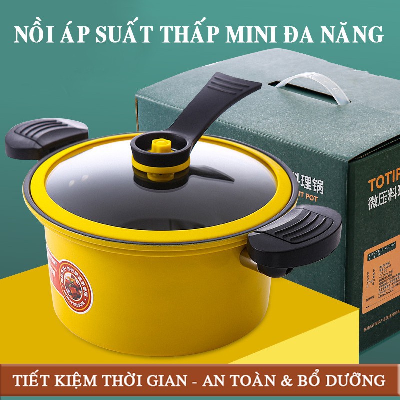 Nồi áp suất dùng bếp từ đa năng mini totipotent pot 3.5L XIAOMIMI.VN TR65666