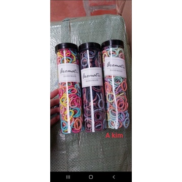 Hộp 300 dây buộc tóc siêu mềm cho bé