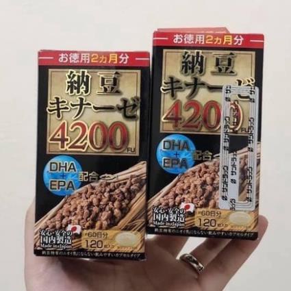 Viên uống Chống đột quỵ NOGUCHI NATTO KINASSE Nhật bản 2000fu/ 3000fu/ 4000fu/ 5000fu
