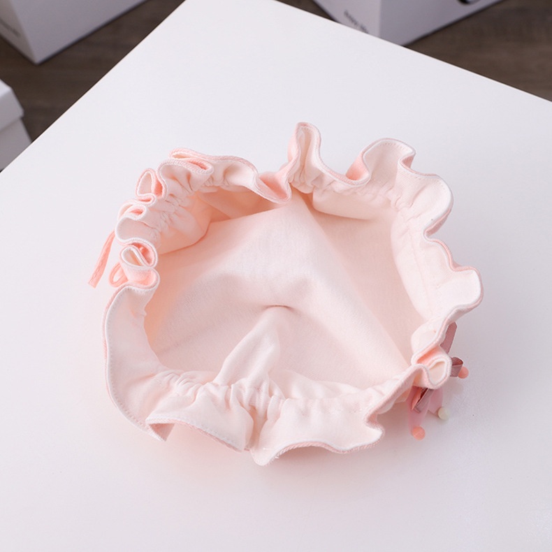 Nón vành tròn cục bông xinh dành cho bé 1-12 tháng