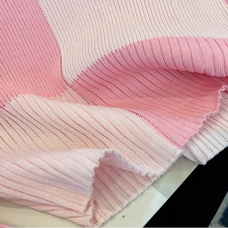 Áo len ZHELIHANGFEI cổ polo tay phồng dễ phối đồ hợp thời trang