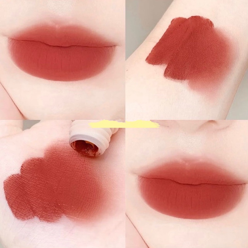 Set Son Môi 4 cây VONGEE kết cấu mờ dưỡng ẩm mềm mại kháng nước trang điểm lâu trôi