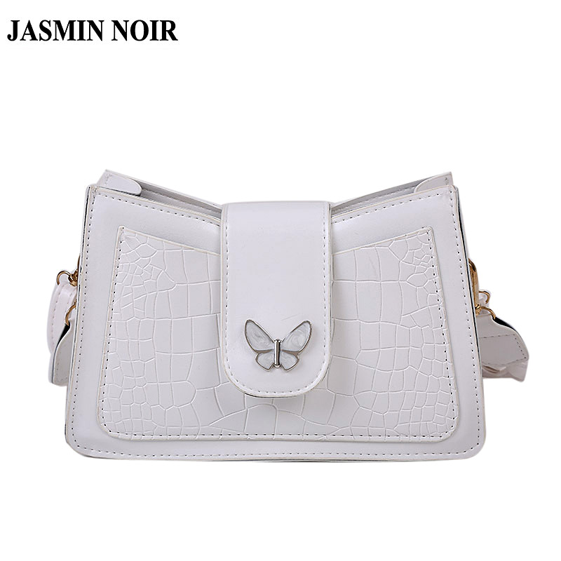 Túi Đeo Vai JASMIN NOIR Da PU Giả Da Cá Sấu Thời Trang Cho Nữ