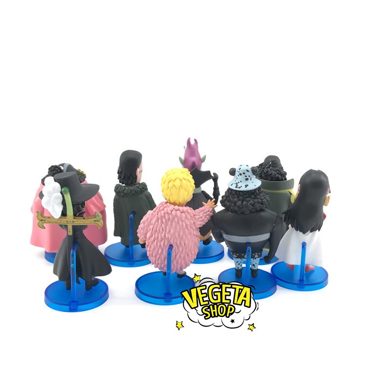 Mô hình One Piece - Bộ 8 Mô hình Thất vũ hải - Set 8 Figure Oka Shichibukai - Cao 8cm