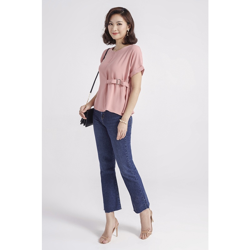 Áo kiểu nữ thắt nơ 1 bên eo , trang nhã, hiện đại Freelancer - FWBL21SS13C