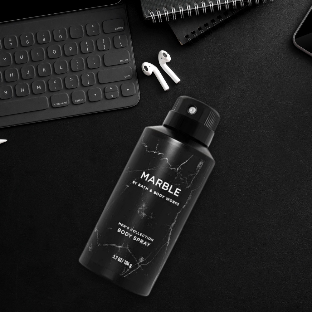 Xịt Thơm Toàn Thân Cho Nam Bath & Body Works – MARBLE Deodorizing Body Spray Chai 104g