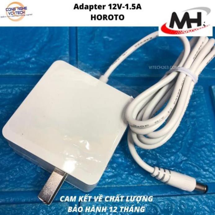 GIẢM 30% Cục Đổi Nguồn Adapter HOROTO , Chuyển Đổi Từ Điện Áp 220V Sang 12V-1.5A-Hàng mới ZIN 100%