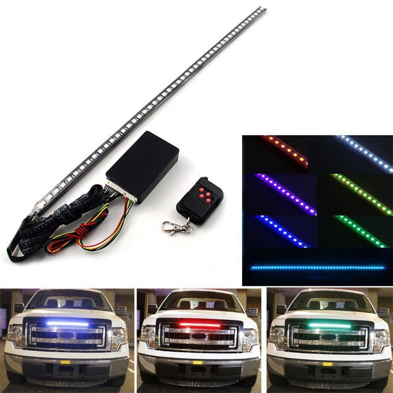 Đèn LED 48-LED 7 Màu Sắc Kèm Điều Khiển Từ Xa Cho Xe SUV Truck 12V 50