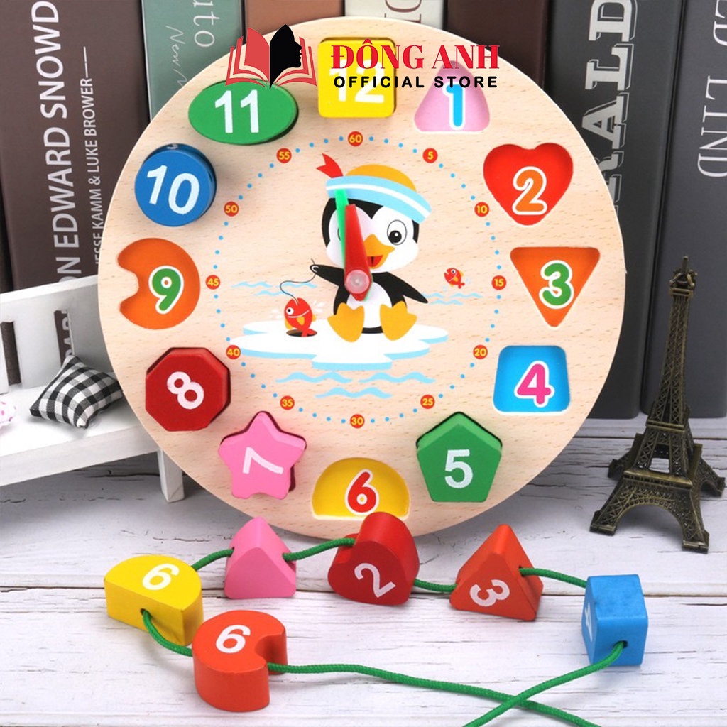 Đồ chơi đồng hồ xâu hạt Baostore dành cho bé từ 6 tháng tuổi trở lên