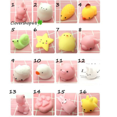 Đồ chơi mochi hình thú
