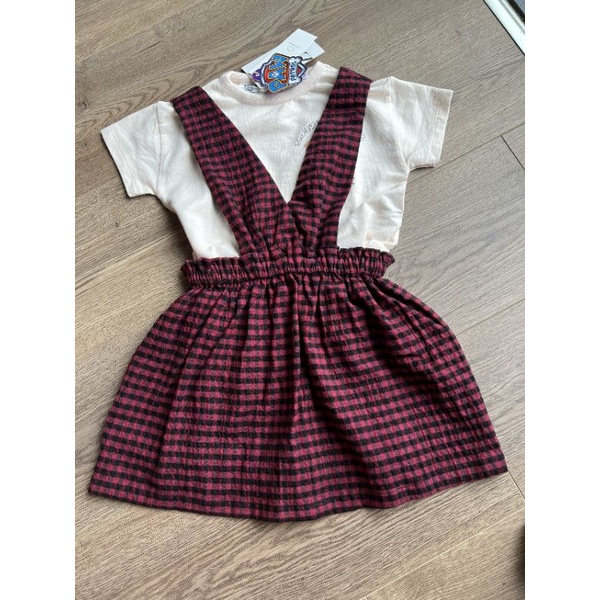 Váy yếm kẻ bé gái Zara auth săn sale