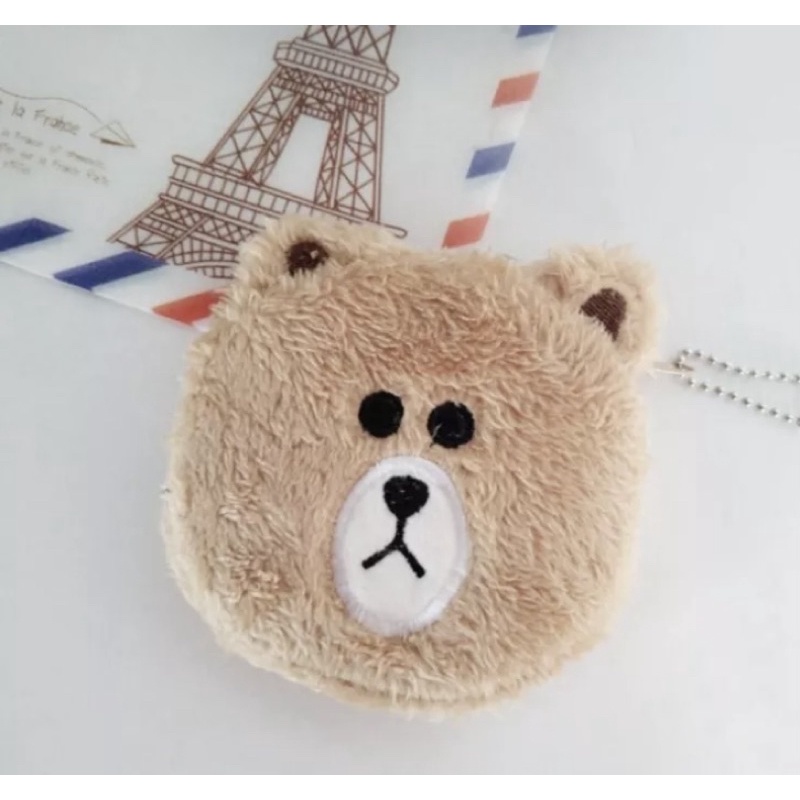 Link 2 Ví bóp đựng tiền, thẻ và các phụ kiện xinh mẫu Gấu Thỏ Brown Cony Line
