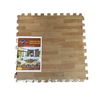 Bộ 10 tấm thảm xốp vân gỗ tường lâm đẹp 60x60cm