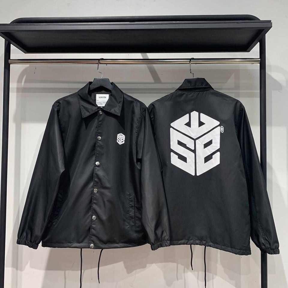 Áo Khoác Dù @SWE BIG LOGO Fulltag SWE | Chuẩn Cao Cấp 1:1 | CUBE COACH JACKET