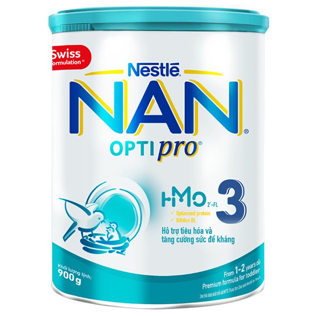 Sữa Nan Optipro số 3 lon 900g(cho trẻ 12-24 tháng)