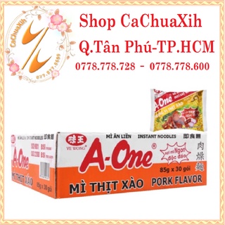 Mì Aone vị thịt xào thùng 30 gói
