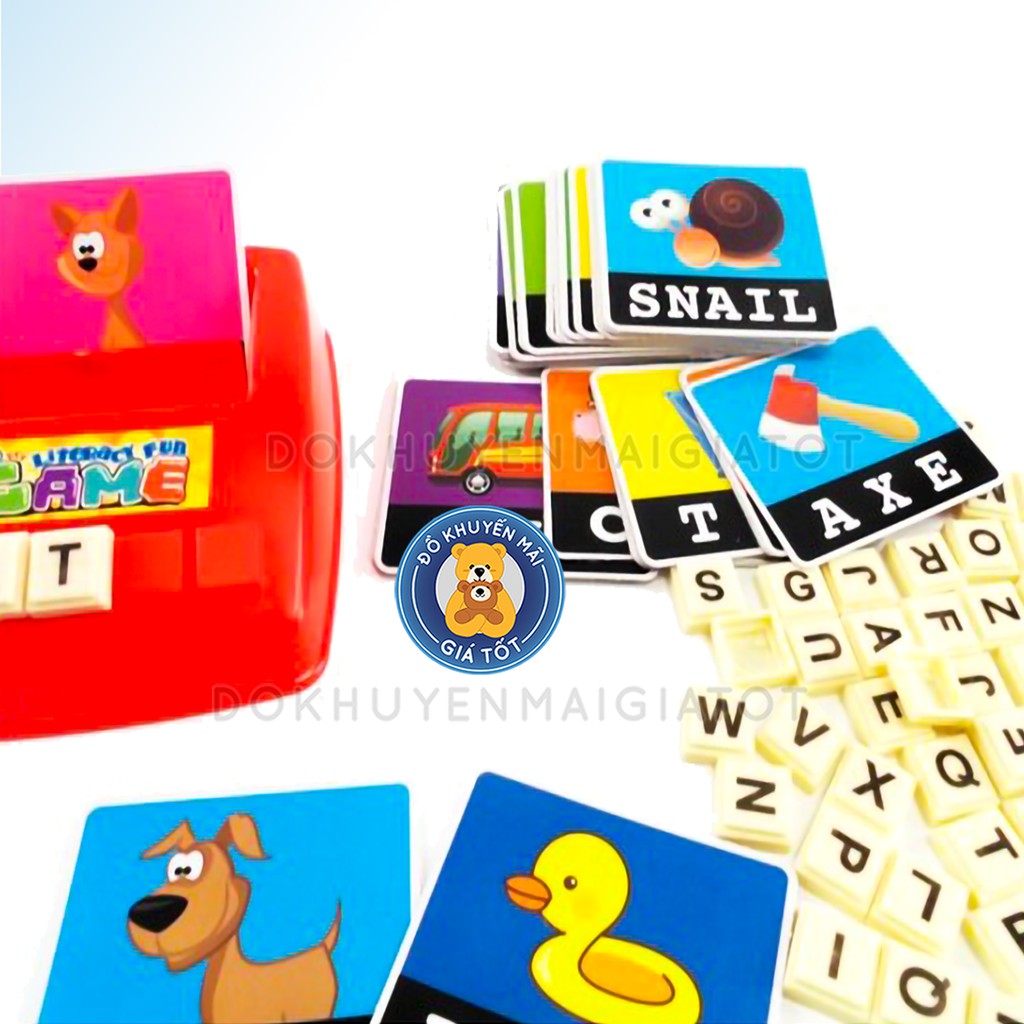 Đồ chơi giáo dục  GIÁ SỐC  Đồ chơi giáo dục ghép chữ tiếng anh kèm thẻ nhiều chủ đề giúp bé học từ vựng dễ dàng 0769