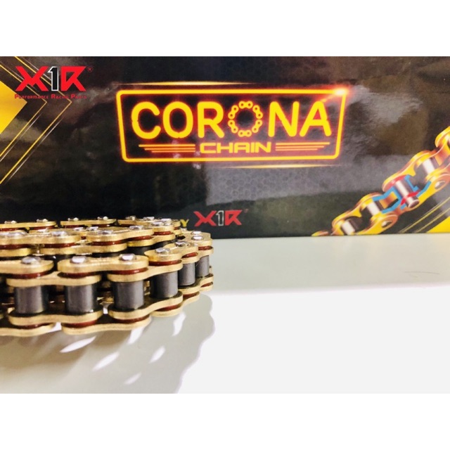 XÍCH (SÊN) CORONA X1R CÓ PHỚT CAO SU 130 MẮT CHÍNH HÃNG -> FREESHIP